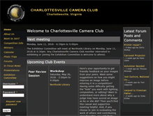 Tablet Screenshot of cvillecameraclub.org